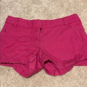J. Crew pink shorts